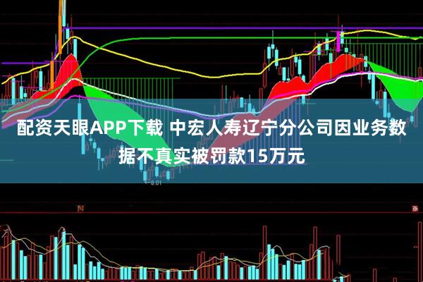 配资天眼APP下载 中宏人寿辽宁分公司因业务数据不真实被罚款15万元