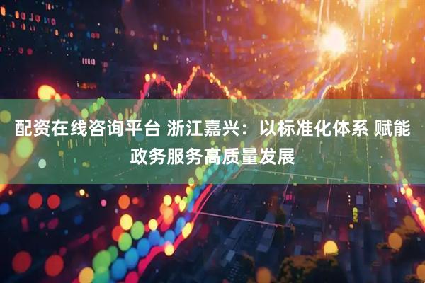配资在线咨询平台 浙江嘉兴：以标准化体系 赋能政务服务高质量发展